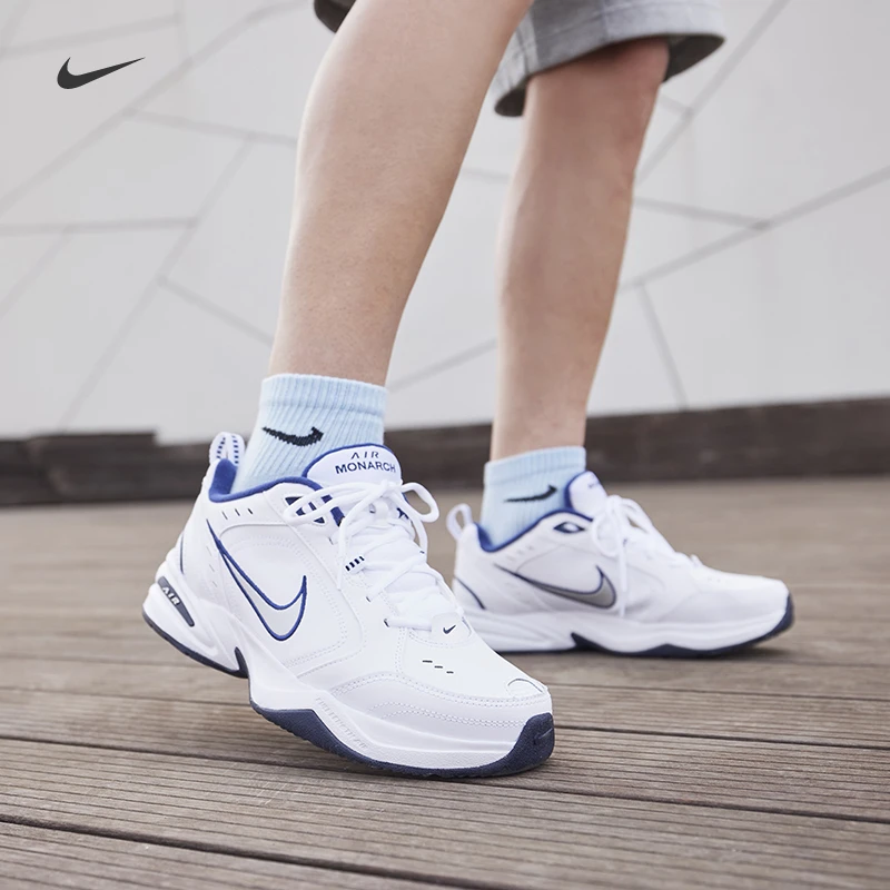 耐克男鞋2025春季新款AIR MONARCH IV气垫缓震运动鞋老爹鞋415445