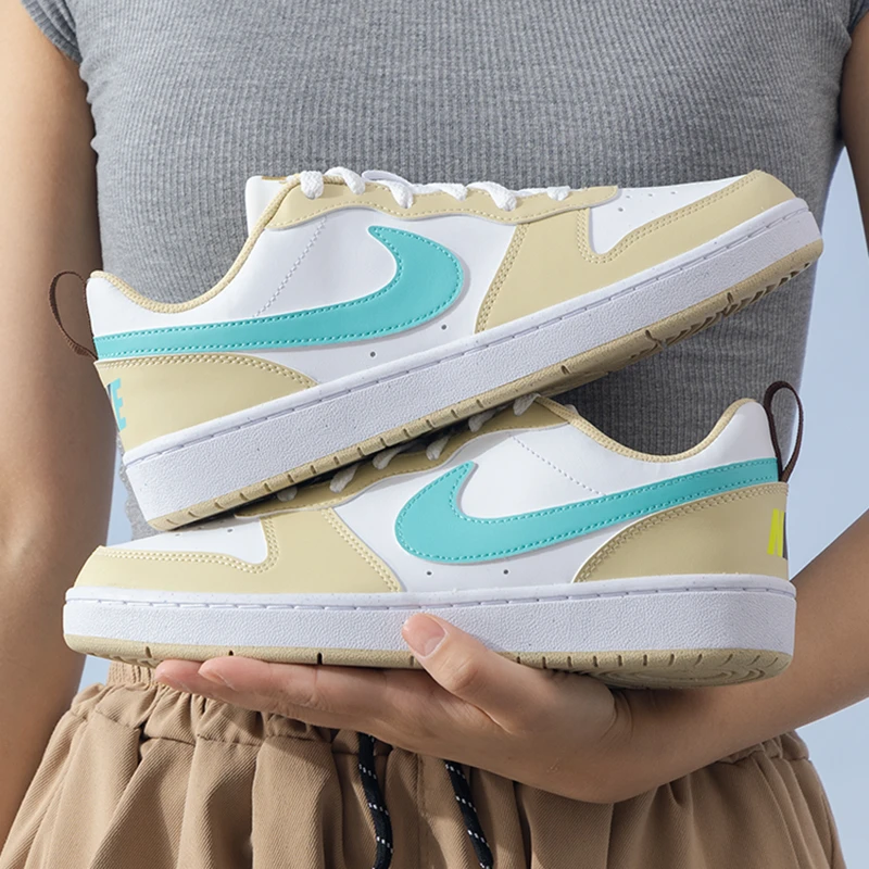 Nike耐克板鞋大童鞋2024夏季新款低帮运动鞋复古拼接休闲鞋HM3726