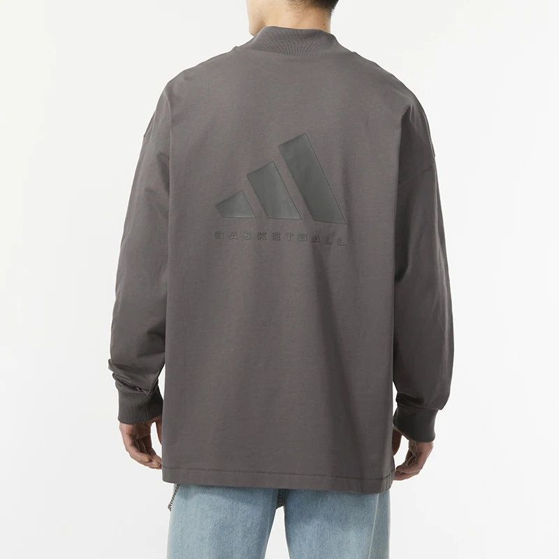 Adidas阿迪达斯长袖男装女装秋季新款休闲T恤运动服打底衫 IX1972