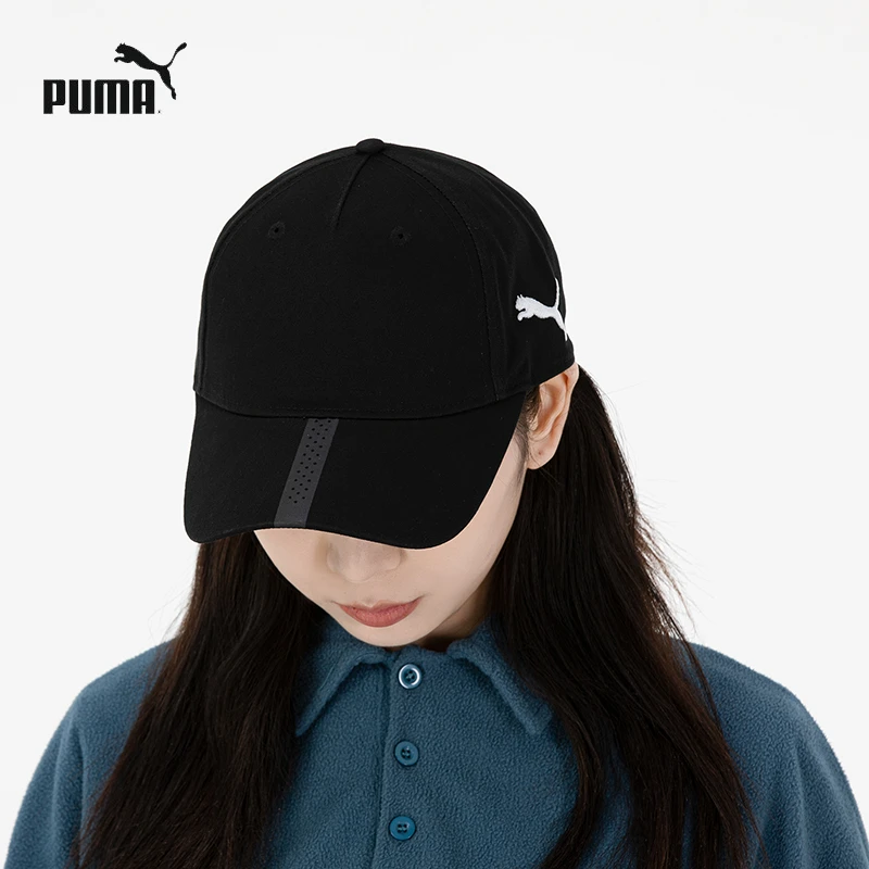 【达人专属】彪马男女帽子2025新款黑色鸭舌帽运动遮阳帽022356