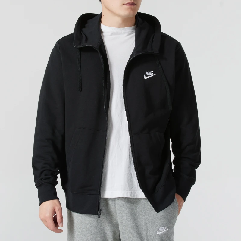 Nike耐克正品男装秋冬新款连帽运动外套休闲开衫针织夹克BV2649