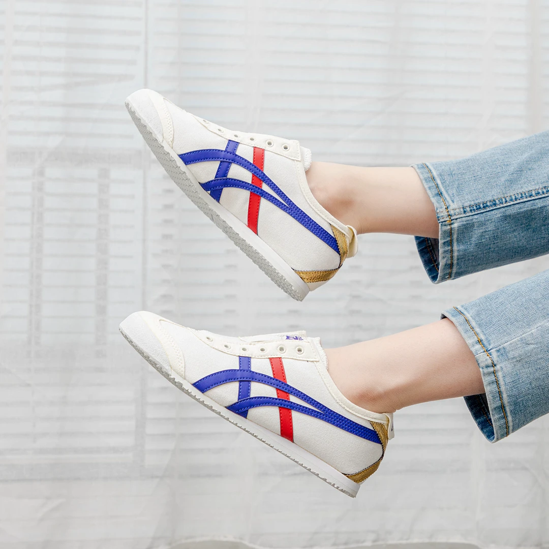 鬼塚虎情侣款男鞋女鞋2024秋季新款MEXICO 66低帮休闲鞋 1183B475