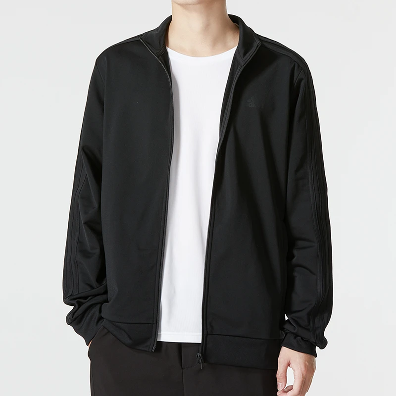 Adidas阿迪达斯外套男装秋季新款立领休闲运动服训练夹克H46101