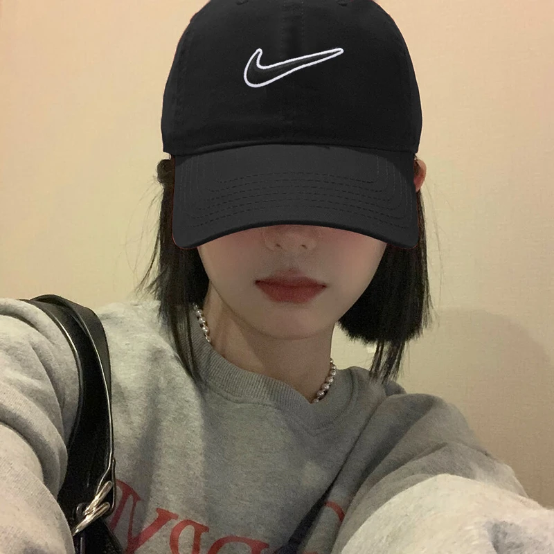 Nike耐克鸭舌帽男女同款情侣帽2025新款棒球帽遮阳帽运动帽FB5369