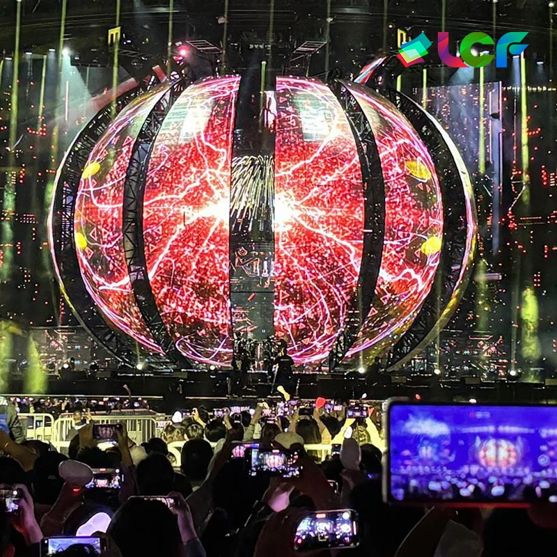 联诚发舞台LED显示屏演唱会LED屏幕娱乐演出LED电子屏音乐节LED屏