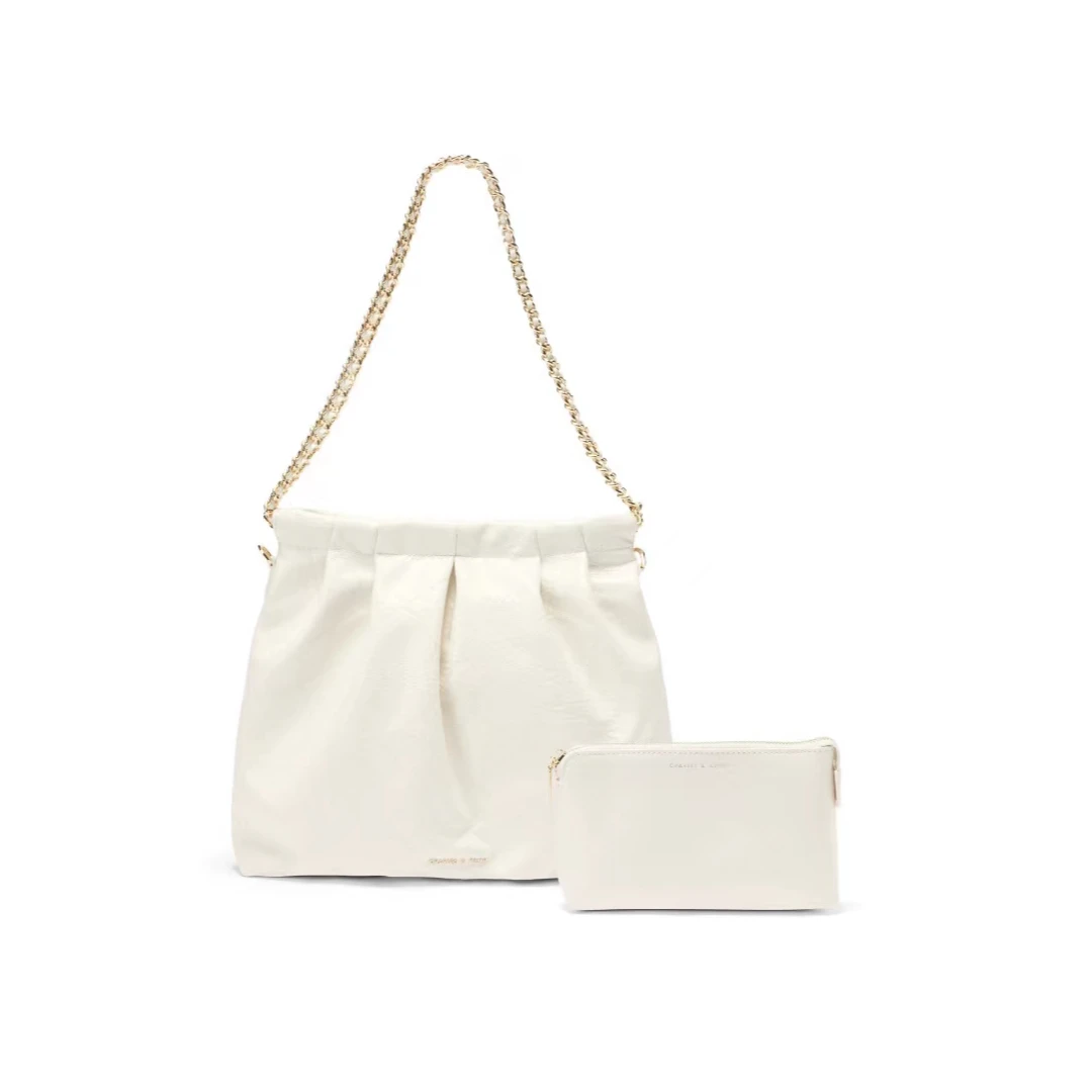 全新未使用 CHARLES & KEITH 小ck 流浪包托特包 /C85244/带子袋/