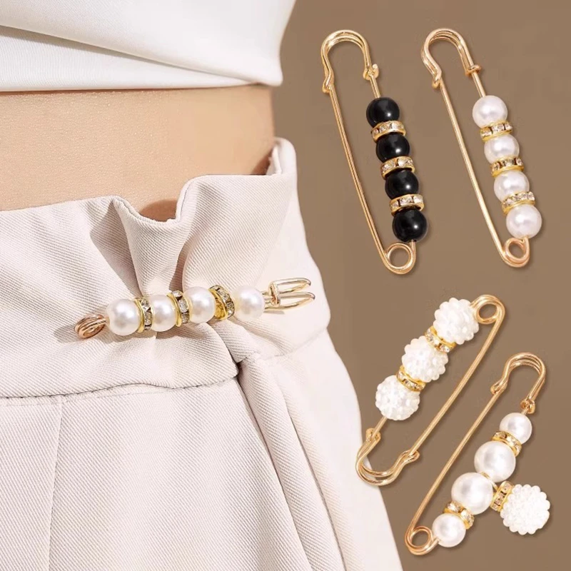 裤腰改小别针收腰神器胸针夹子调节扣女别针固定衣服配饰防走光扣