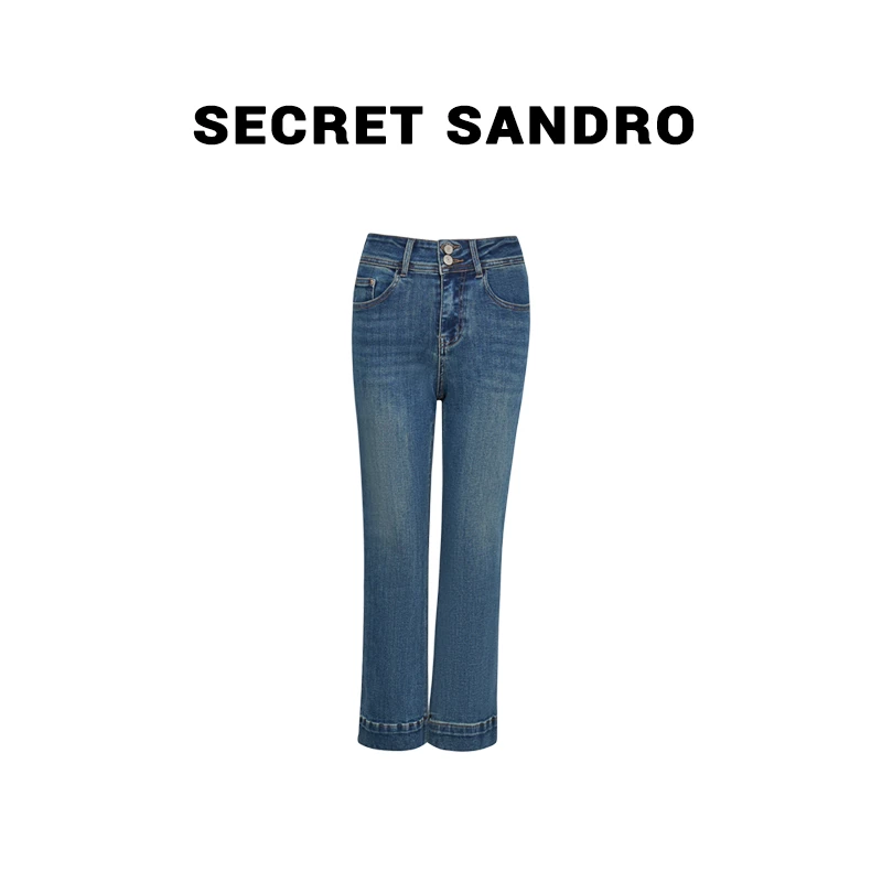 【瘦瘦裤】【Secret Sandro】 鸥小柒 牛仔裤 N64209120Q