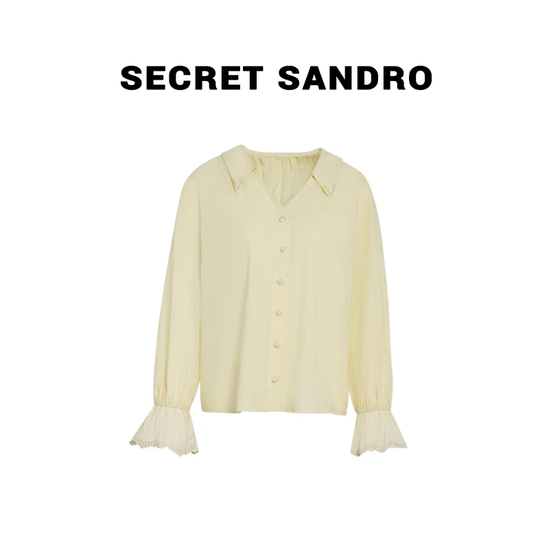 【柠檬】Secret Sandro 楚楚 衬衫 C64202096Q