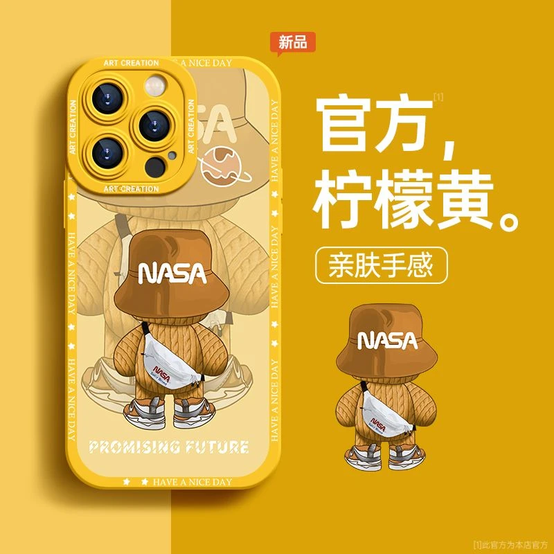布偶熊苹果14手机壳iPhone13ProMax卡通8P/12/xr硅胶XS软壳6/11女