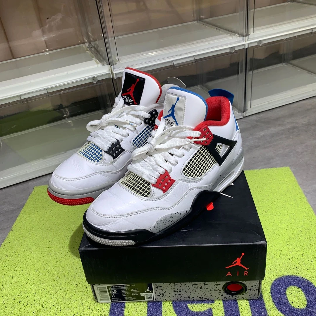 捡漏43码 AJ4红蓝鸳鸯 98新原盒 1099秒杀球鞋
