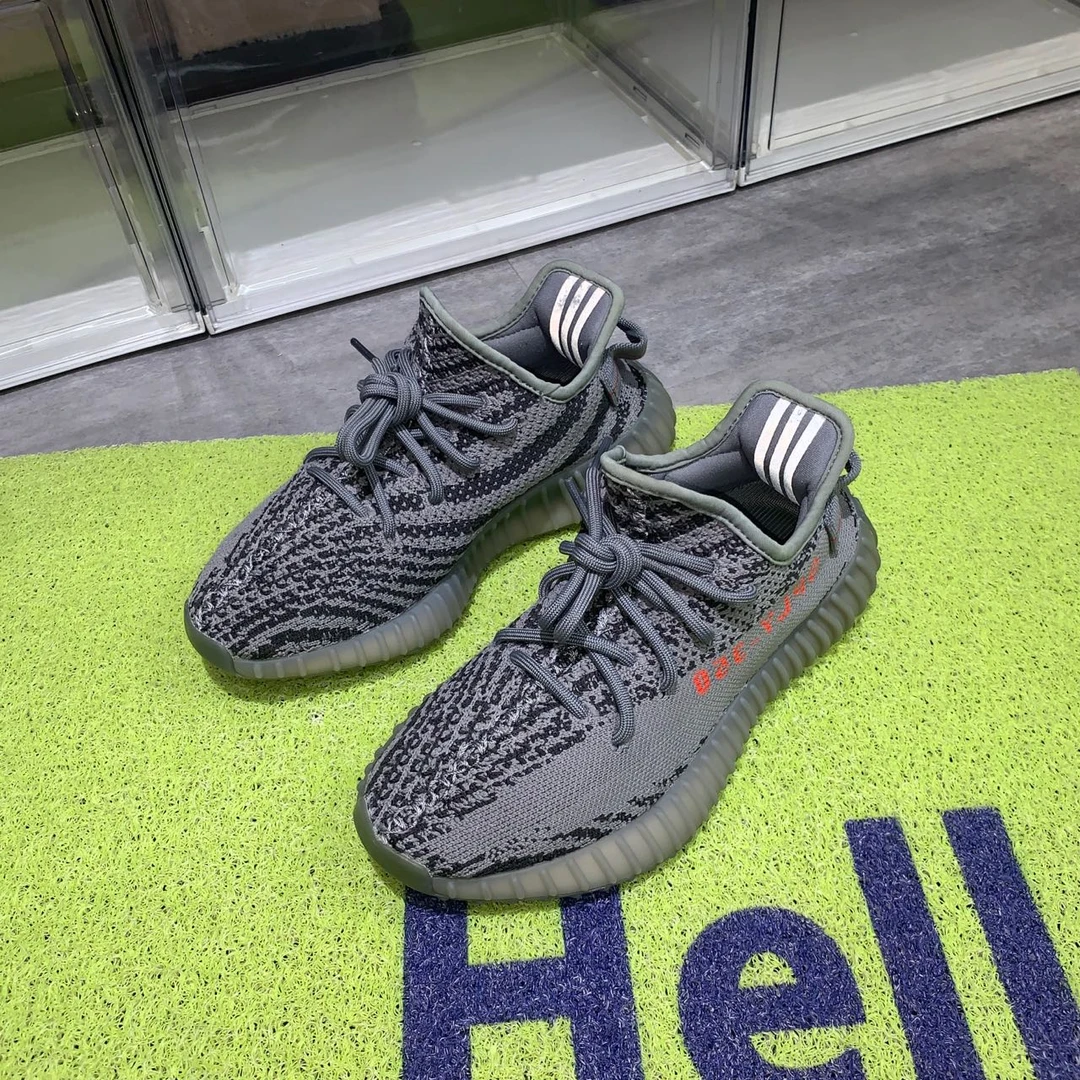 捡漏36.5码 yeezy350v2新灰橙 98新配盒 999秒杀球鞋