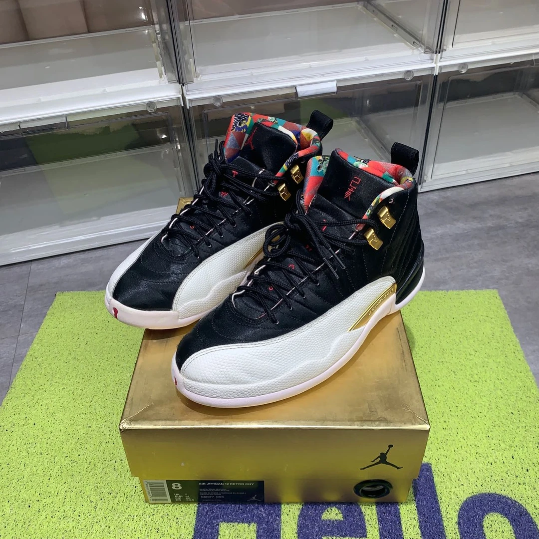 捡漏41码 AJ12百家衣 95新原盒 499秒杀球鞋