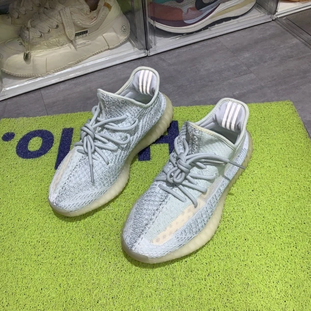 捡漏42码Yeezy350云冰蓝满天星95新配盒1499
