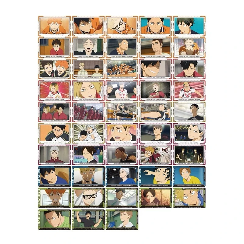 排球少年Ensky场面写拍立得相卡TV 日谷正版 (直播间盲盒代拆)
