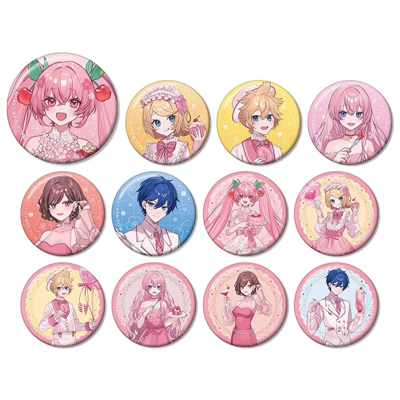 初音未来 樱初音吧唧 樱花派对徽章 特典吧唧  (直播间盲盒代拆)