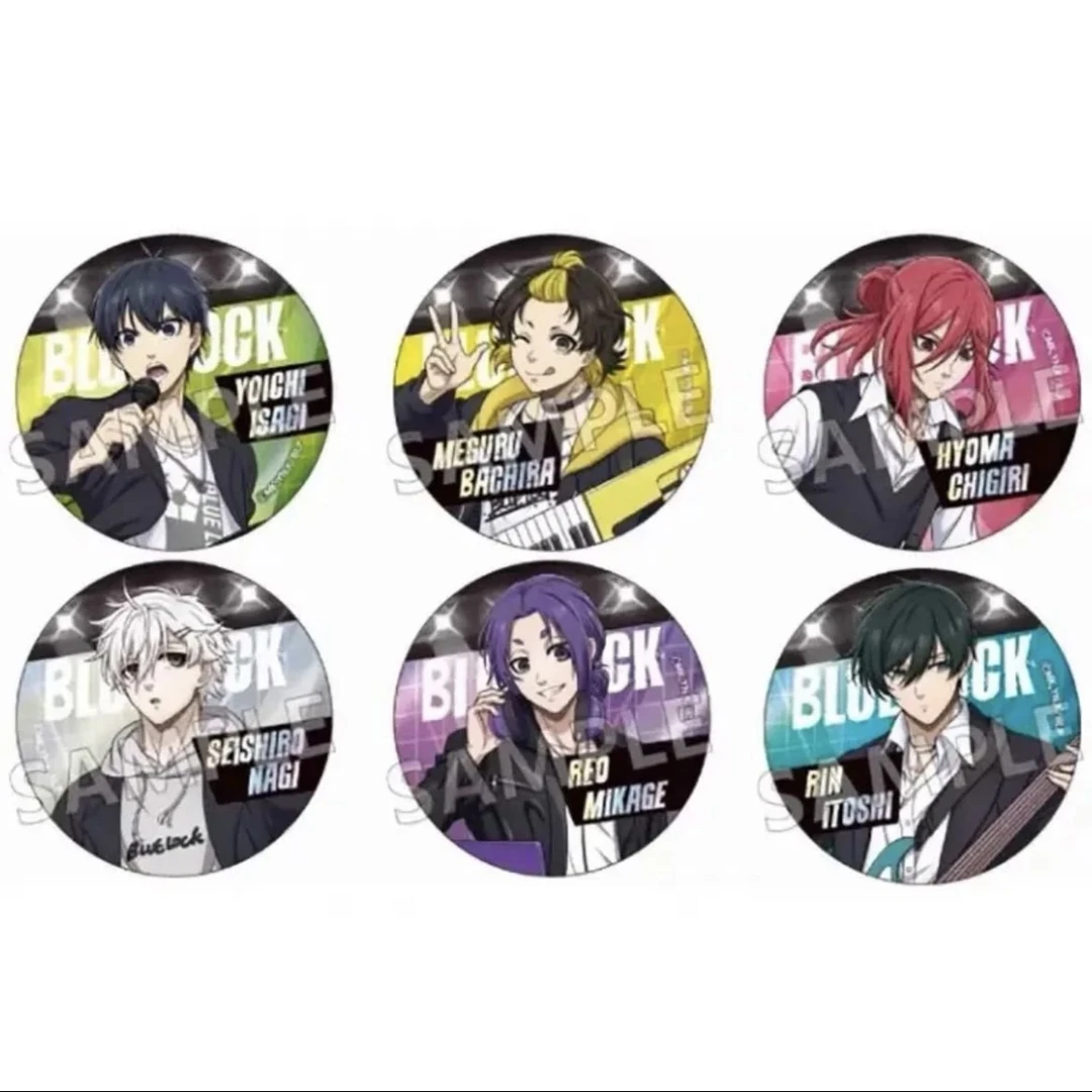 蓝色监狱 蓝锁摇滚乐队吧唧徽章（直播盲盒代拆）