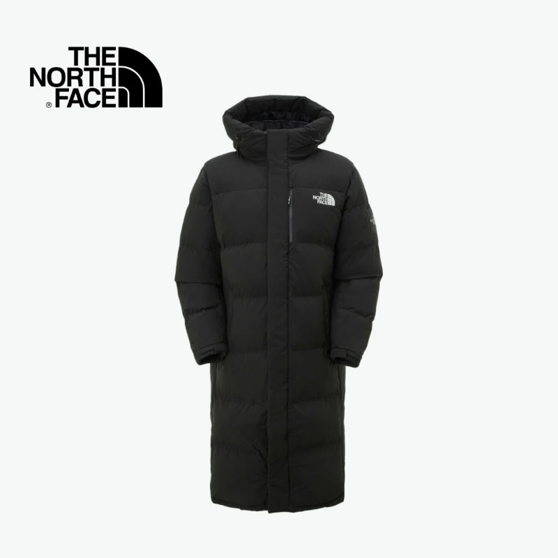 THE NORTH FACE/北面90%填充连帽袖标长羽绒保暖冬季男女