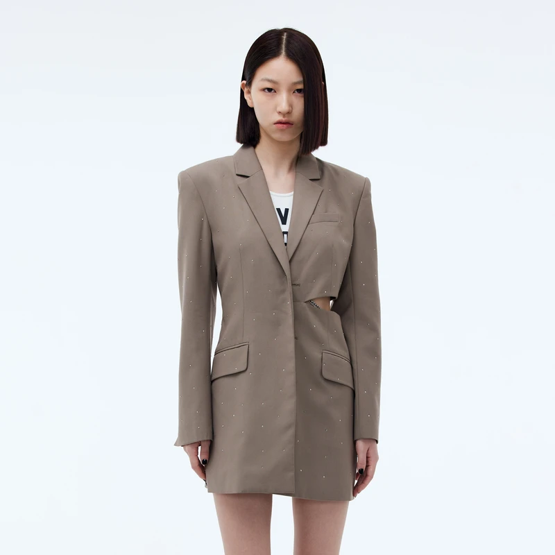 【下架】REVAN芮范通勤风外套式连衣裙RU71101055