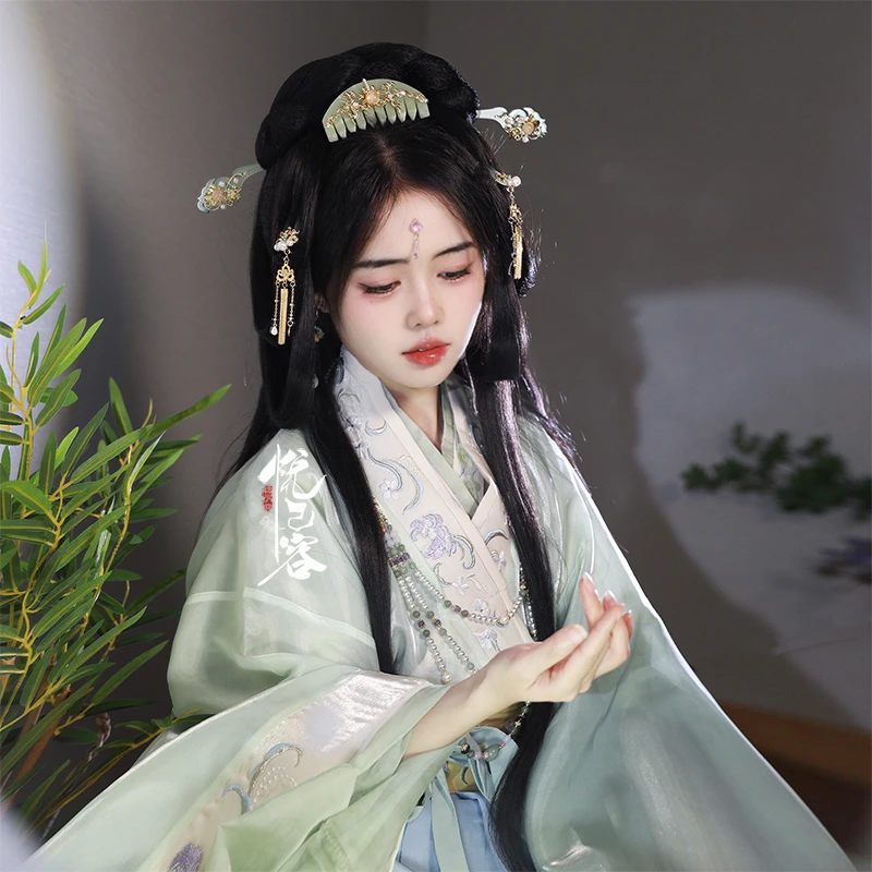 悦己容[玉漱]古风战国套配饰发冠长流苏头饰簪子汉服发饰