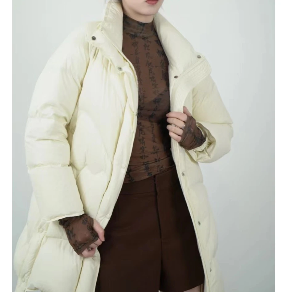 吉米赛欧【中长鹅绒服 】  9L2352115  保暖高质量户外时尚韩版连帽