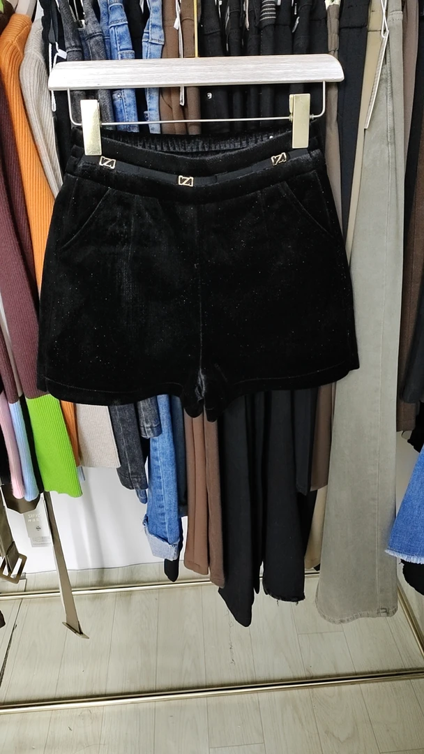 #816 靴裤百搭冬季高腰女秋冬外穿短裤时尚休闲新款