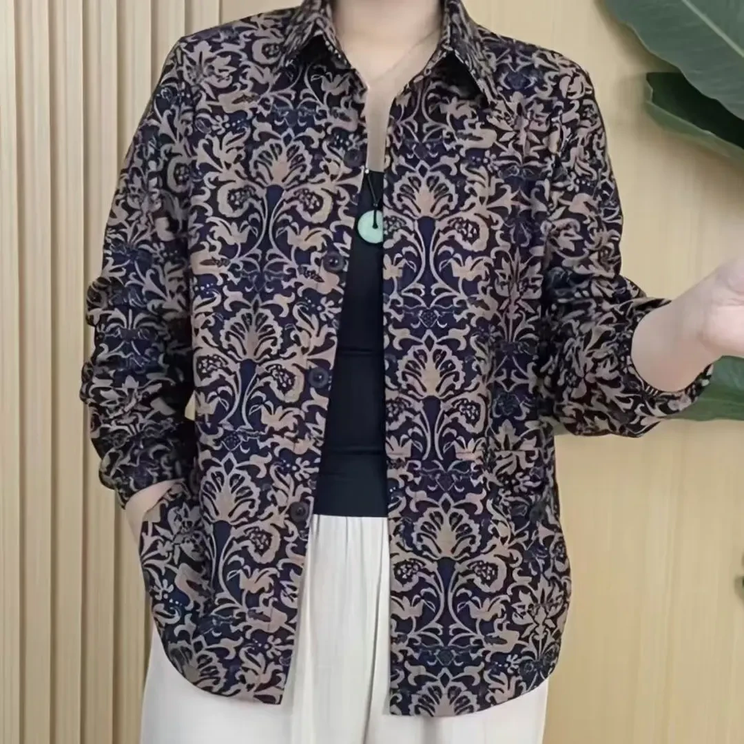 2024秋季新款外套时尚洋气女士大码休闲外搭上衣秋季女外套