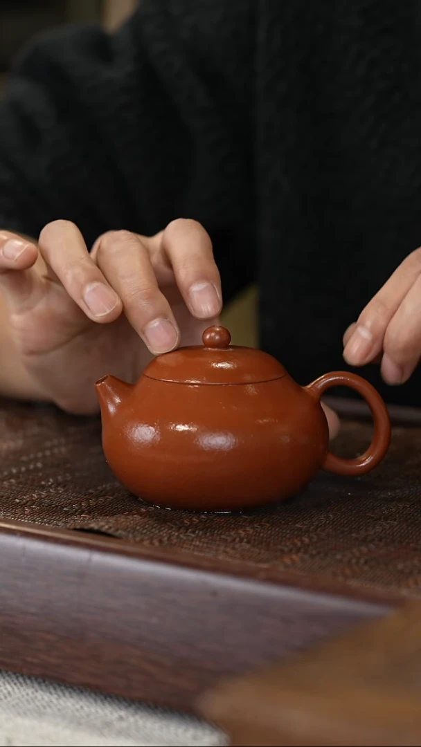 【闪购商品】紫砂茶壶朱泥文旦