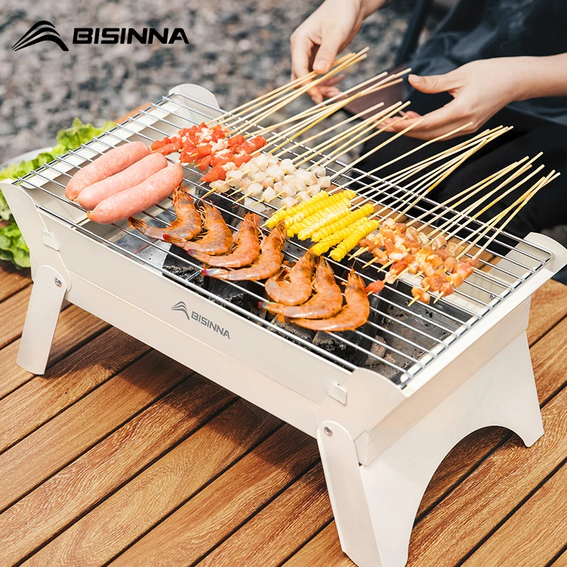 北山狼户外烧烤炉子便携式可折叠家用烤肉高颜值露营烤串围炉煮茶