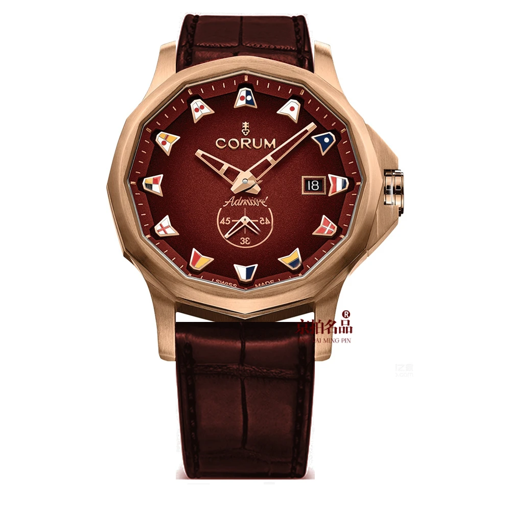 95新 CORUM/昆仑表 海军上将/单表/表径42mm/参考39800/1806