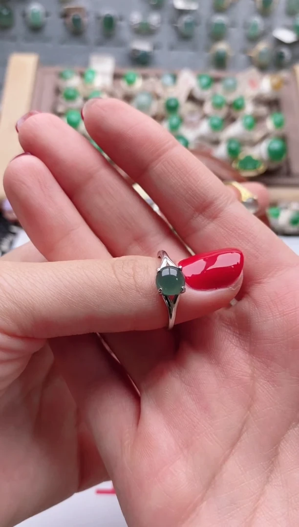 【闪购商品】翡翠珠宝奇石银S925镶嵌1