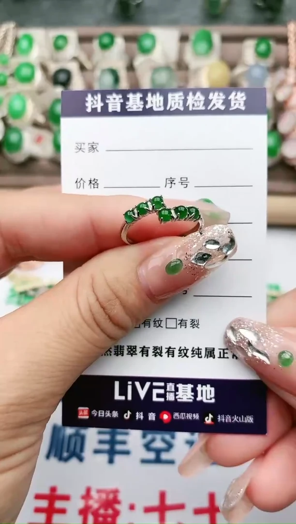 【闪购商品】翡翠珠宝奇石银S925镶嵌1