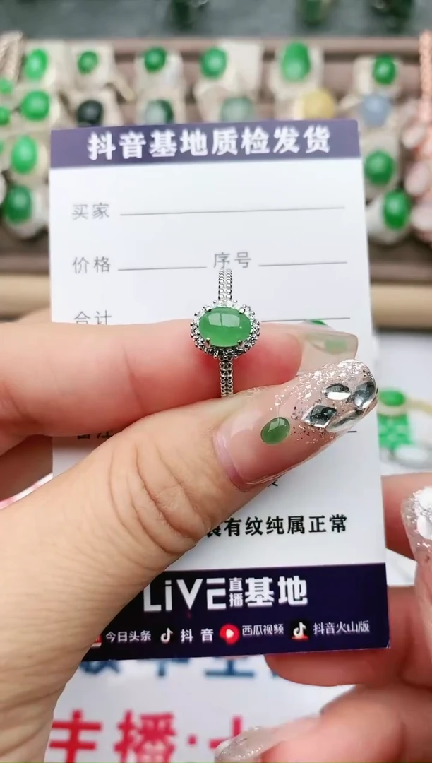 【闪购商品】翡翠珠宝奇石银S925镶嵌1