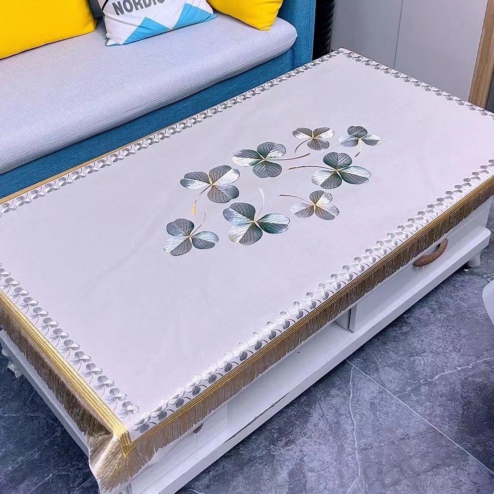 桌布防水防油免洗PVC家用餐桌布长方形台布茶几桌垫布艺北欧ins风