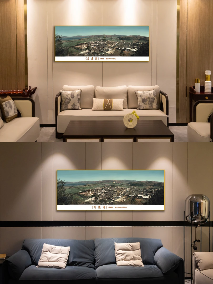 老通海摄影大气装饰画家居装饰客厅装饰背景墙轻奢装饰画高品质