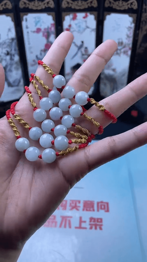 【闪购商品】翡翠圆珠手绳未镶嵌YCRY-XYB015多样性一个