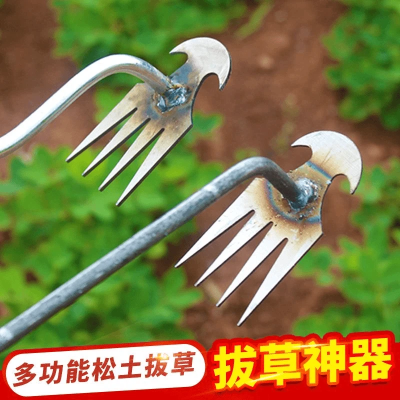 园艺除草小耙子拔草多功能农用工具种菜松土工具锄头