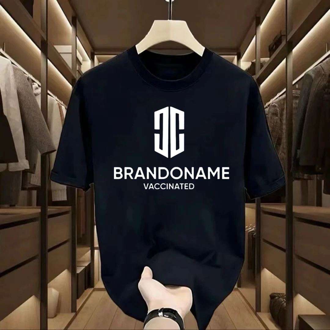 【2024 夏季新款】美式高品质爆款时尚痞帅印花百搭短袖T恤圆领上衣