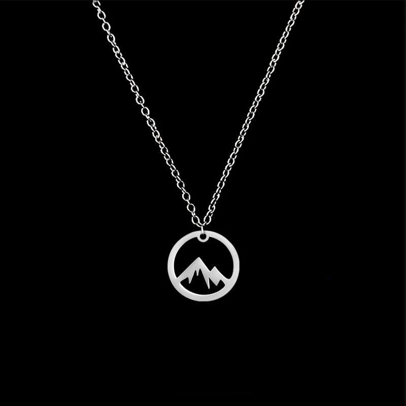 钛钢项链 山盟海誓男女情侣学生一对百搭款礼物ins小众异地恋信物