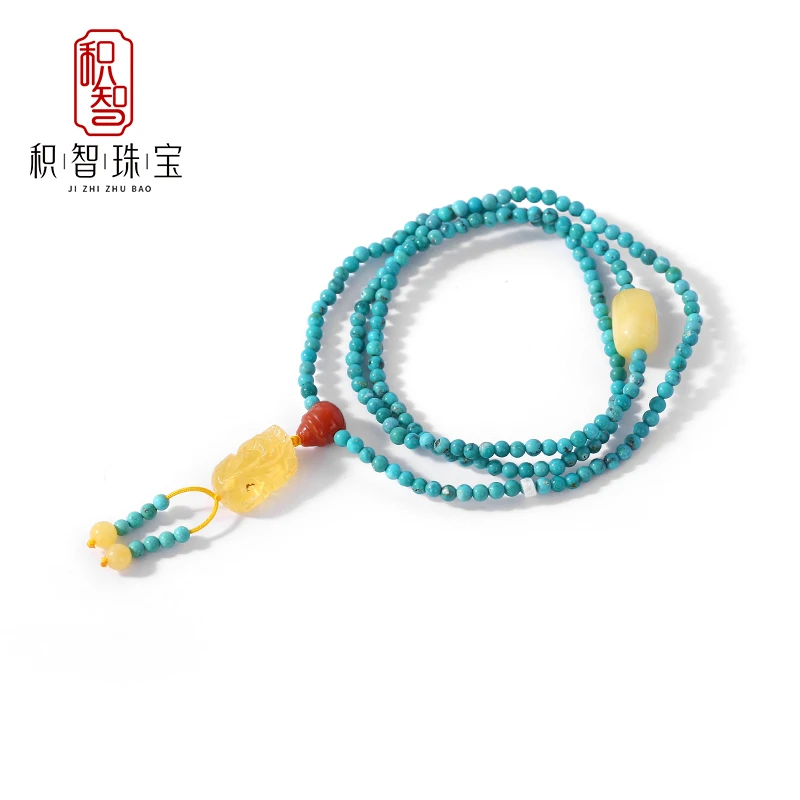 绿松蜜蜡手链(拉萨直发)DU1204006
