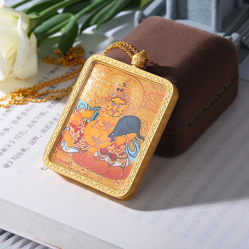 黄先生多闻唐卡吊坠吊坠（火活动拉萨直发）DU0117006