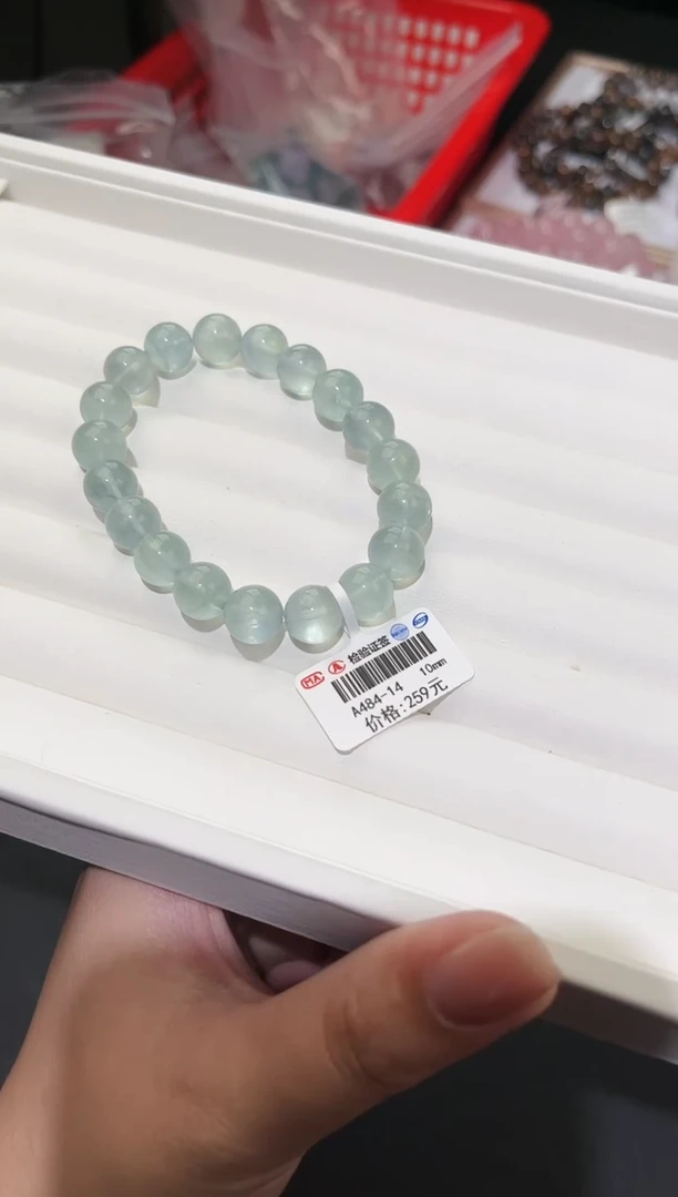 【闪购商品】萤石手链未镶嵌多样性发一绿萤石10m+