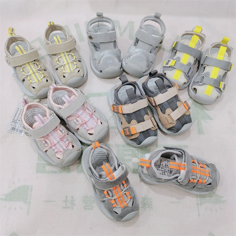 【偏小往大选一码】米乐熊夏款舒适男童女童包头运动凉鞋