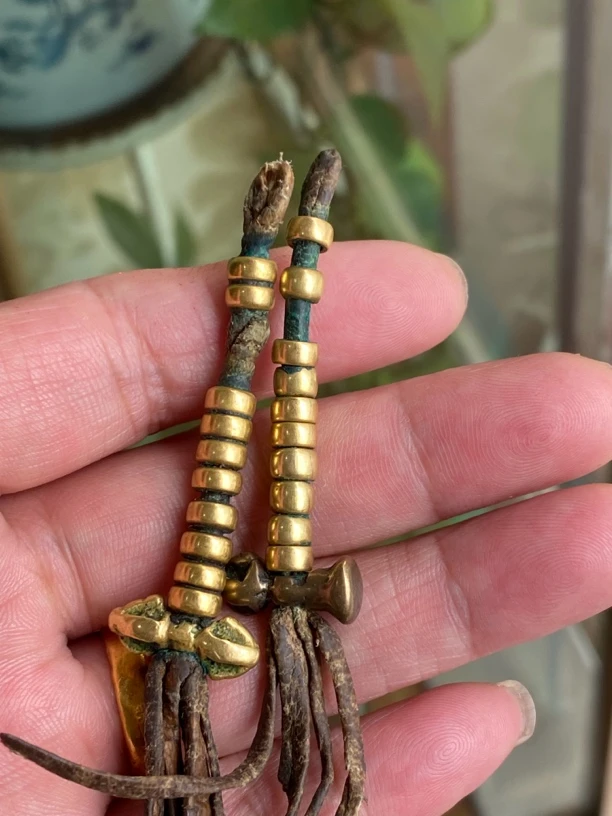 铜合金合成锆石吊坠 老尼玛黄铜计数器