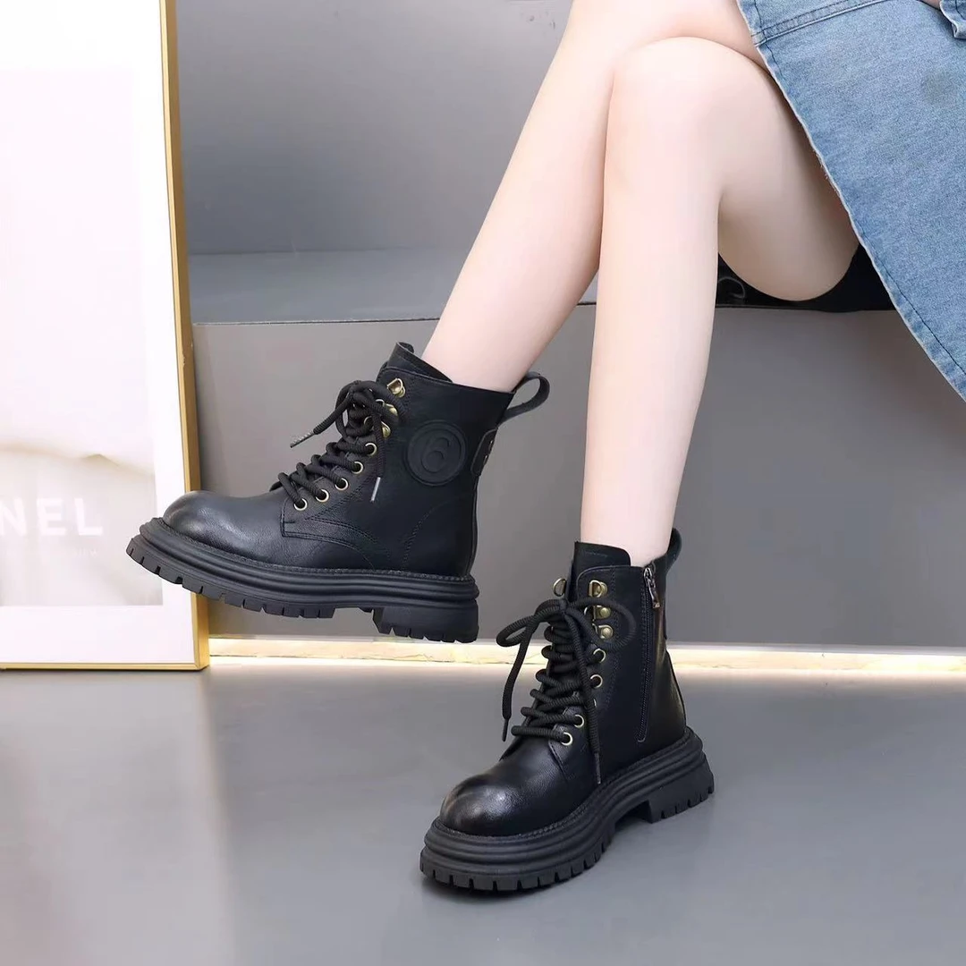 网红爆款时尚潮流百搭马丁靴 6901aa