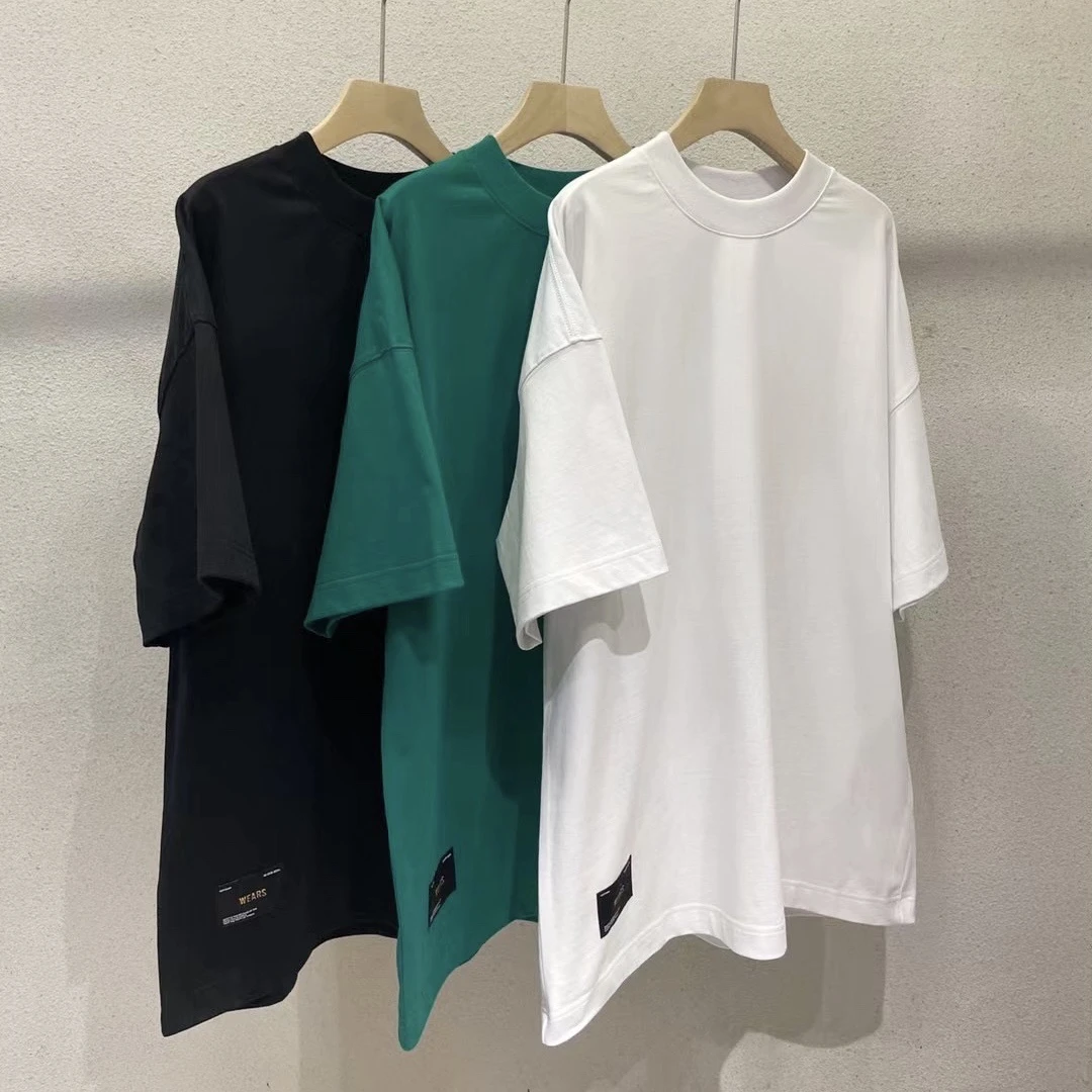 新款三色阔版T恤(小领口300g)#T-20
