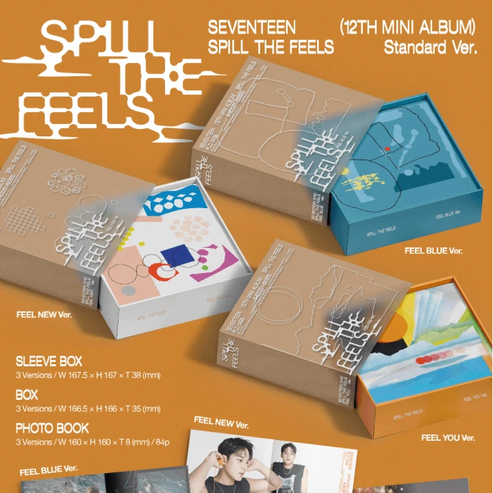 SEVENTEEN 次 Mini12' SPILL THE FEELS'专辑 画册