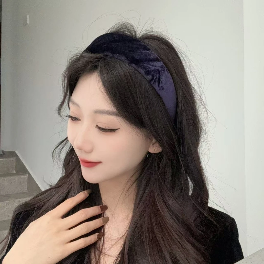 QIU LI · 秋冬新款百搭丝绒发箍 1d2159