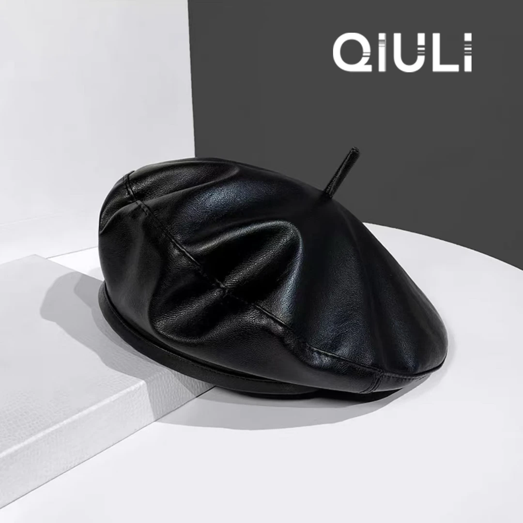 54-59cm 羊皮贝雷帽 格格4A36