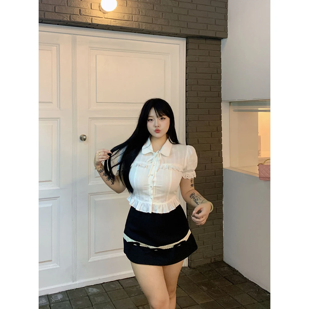 欣甜同款 【半身裙】甜妹收腰显瘦半身裙微胖大码修身包臀裙20970